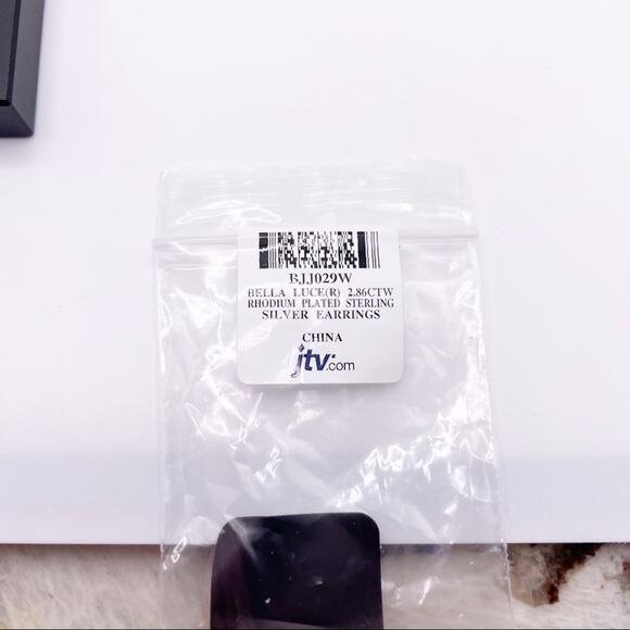 JTV Bella Luce Rhodium Sterling Silver Earrings - Picture 8 of 8